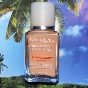 Neutrogena SkinClearing Oil-Free Makeup Blemish Treatment 30 Buff 1oz Foundation